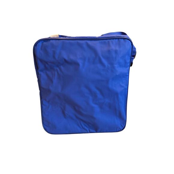 Trafalgar Travel Backpack Shoulder Bag Blue Single Strap 80's VTG Style Rainbow - Picture 4 of 14